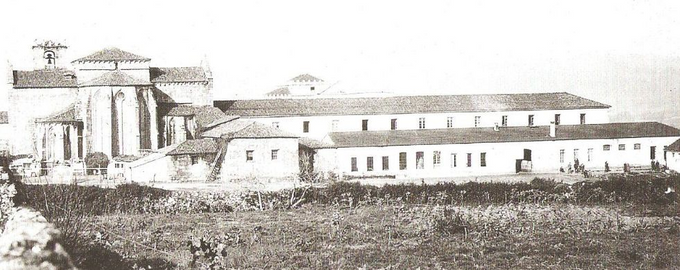O cuartel visto desde a horta, ca. 1896